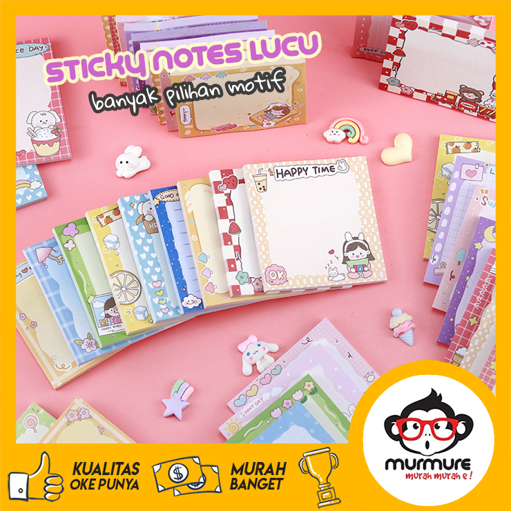 

MURMURE | STICKY NOTES CUTE MEMO TEMPEL MOTIF LUCU