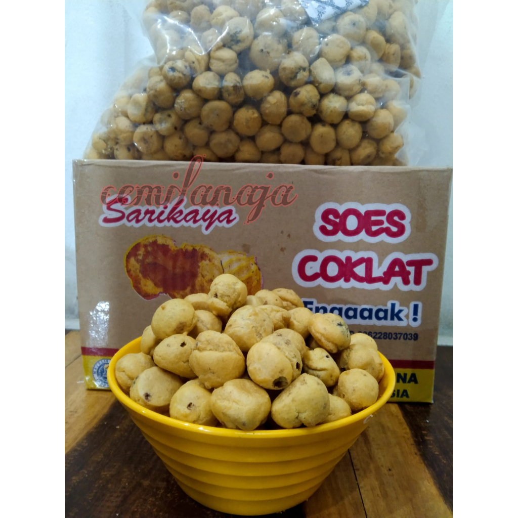 

KUE SOES MINI COKLAT LUMER SARIKAYA 2 KG / SNACK SUS COKELAT VANILLA STRAWBERRY MURAH