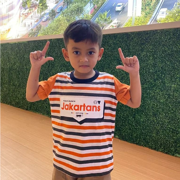 Kaos anak persija jakarta OREN RINGER JAKARTANS kaos persija anak 1 tahun sampai 7 Tahun Kaos Jakman