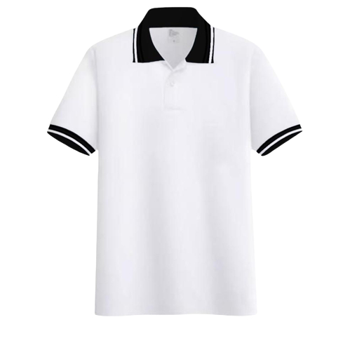 Noveli wear - Kaos polo shirt polos Cream kerah stripe | kaos kerah seragam pria dan wanita