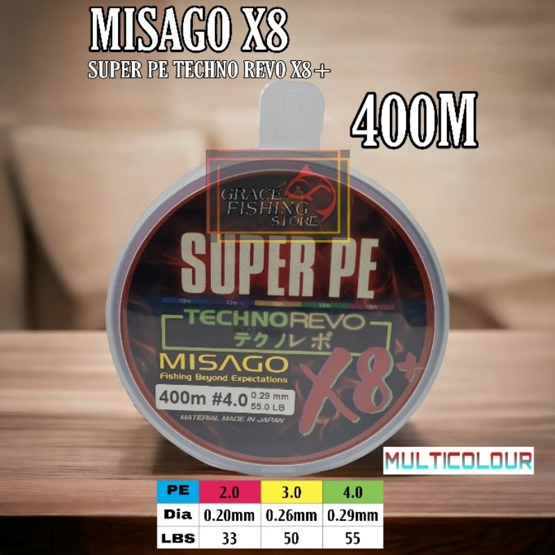 SENAR PANCING SUPER PE MISAGO X8 400 METER