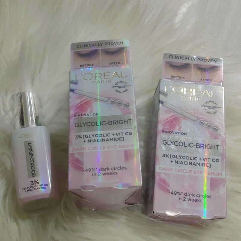 LOreal Paris Glycolic Bright dark circle eye serum