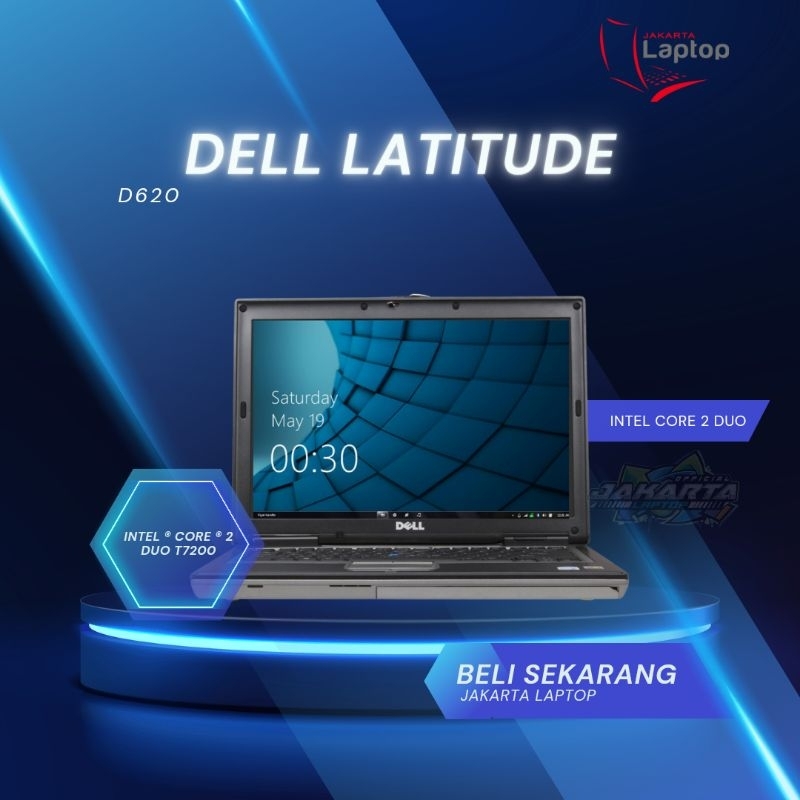 Laptop dell latitude D630 Ram 4gb Hdd 500gb Murah Mulus Bergaransi camera