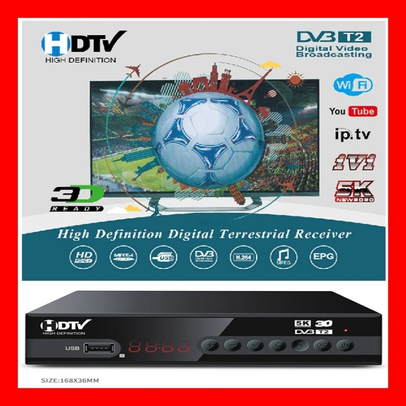 Set Top Box Receiver DVB-T2 Alat Menangkap Siaran Digital