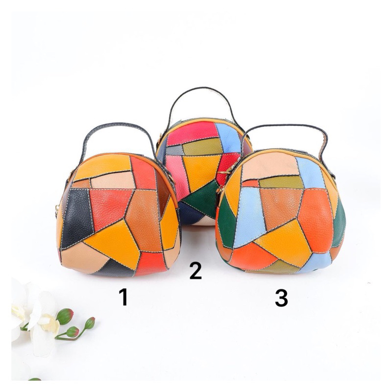 KERAJINAN KULIT SAPI ASLI • TAS SELEMPANG WANITA PERCA PAPIRUT ASLI SUKAREGANG GARUT ORIGINAL