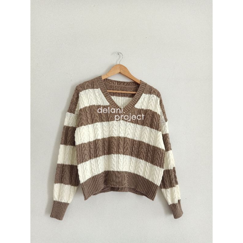 Noha Sweater Stripe Delani.Project
