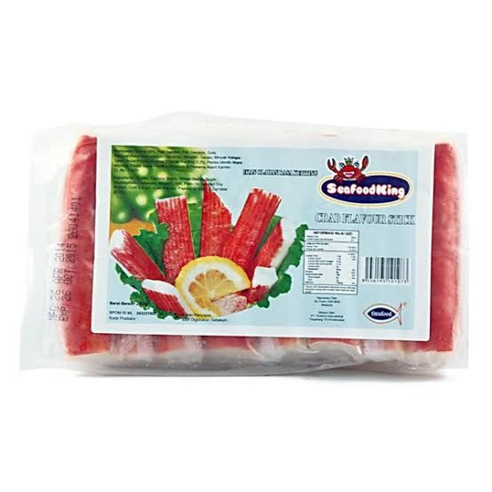 

Seafoodking Ikan Olahan rasa Kepiting ukuran 250 gr