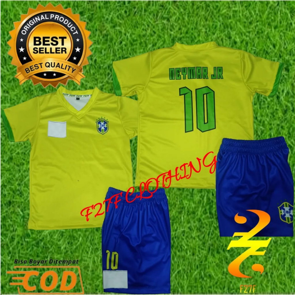 Best seller timnas brazil home neymar jr