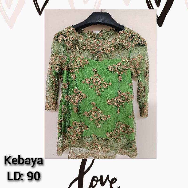 Kebaya hijau Preloved