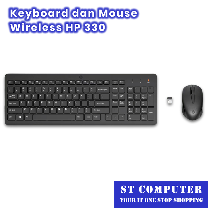 Keyboard dan Mouse Wireless HP 330