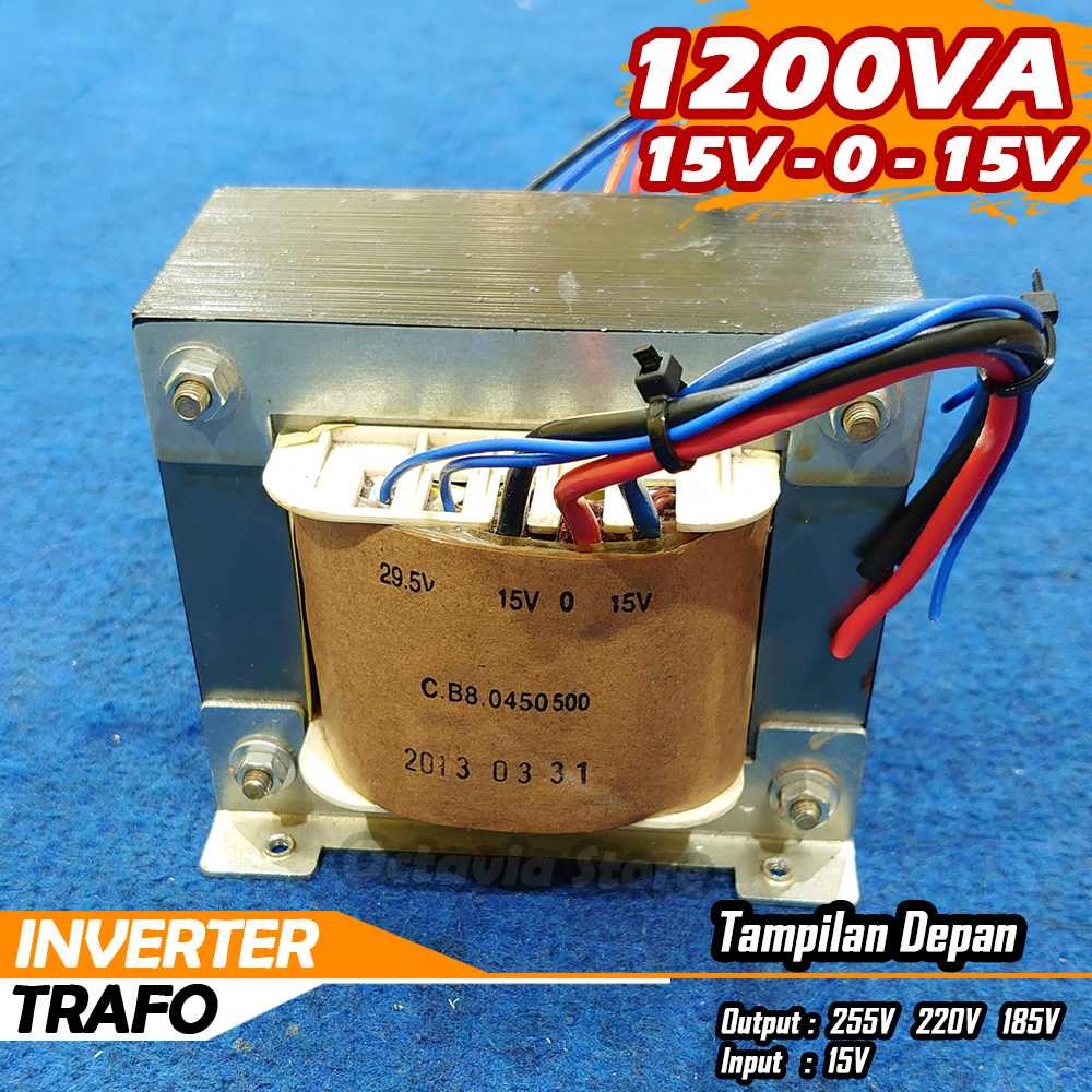 Trafo Inverter 1200VA 15,2V trafo cas aki