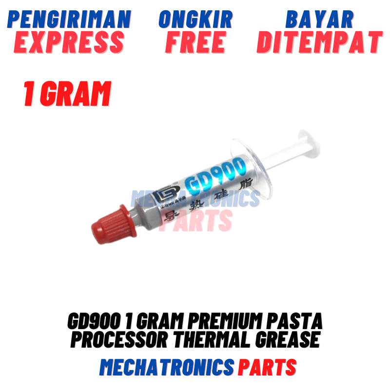 GD900 1gr 1gram Premium Pasta Processor Thermal Paste Grease Suntik Kecil