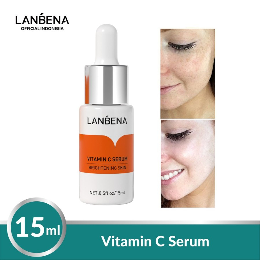 ✨ AKU MURAH ✨ LANBENA Whitening Vitamin C Serum / Mencerahkan Wajah  Anti-kerut Perawatan kulit