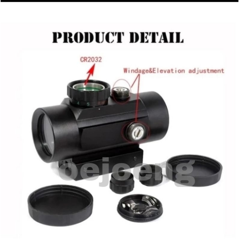 Scope Teropong Kekeran Teleskop Red Dot 1X30 RD Murah Impor