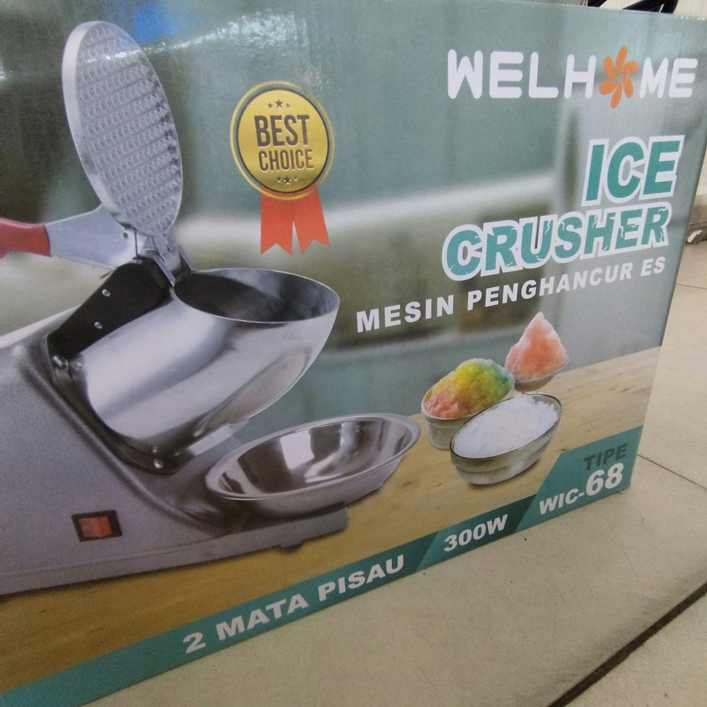 YUN Mall MESIN SERUTAN ES LISTRIK / MESIN ES SERUT / ICE CRUSHER / SERUTAN ES ELEKTRIK / SERUTAN ES BATU