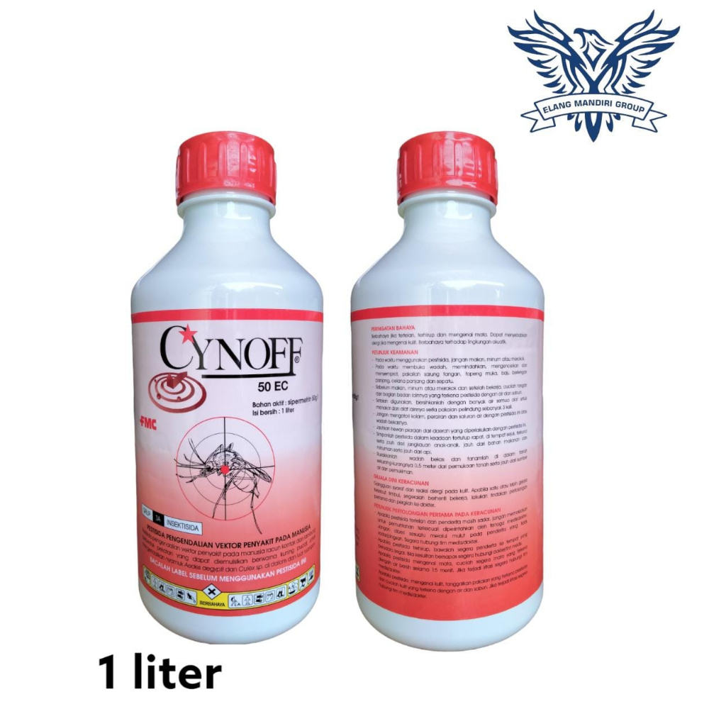 CYNOFF 50 EC 1 Liter Sipermetrin 50gr/lt  Obat Nyamuk / Fogging Ramah Lingkungan