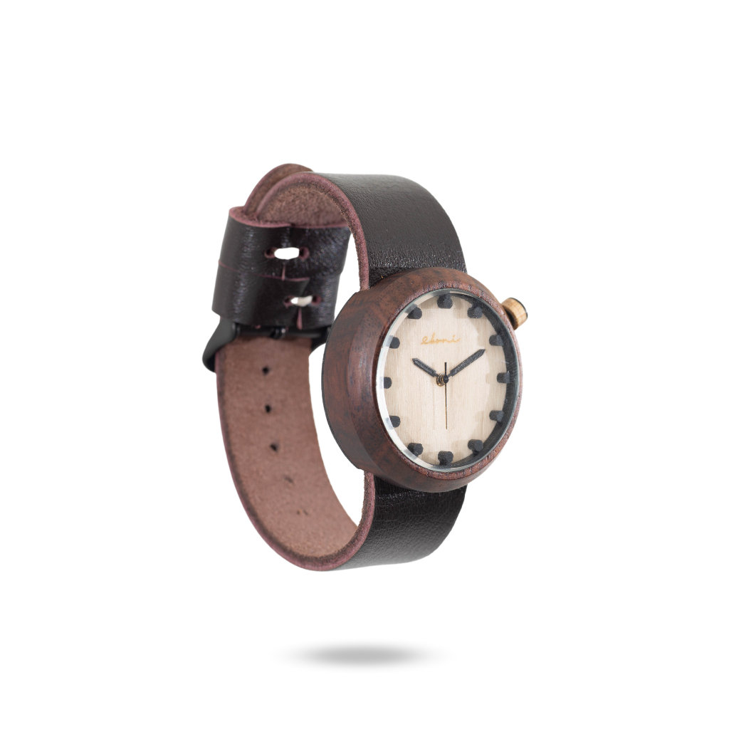 Eboni Jam Tangan Kayu Rosebrown