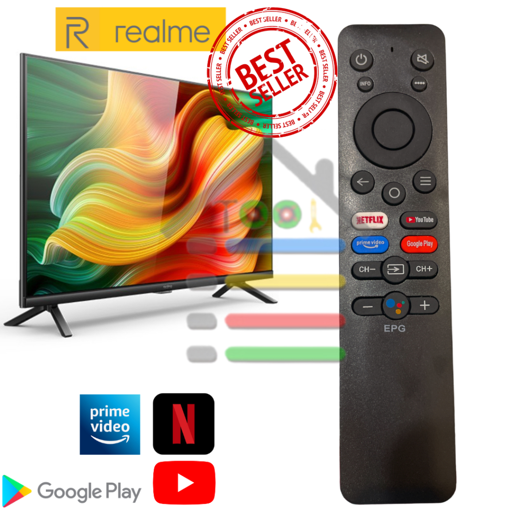 REMOTE TV REALME GOOGLE TV SMART ANDROID