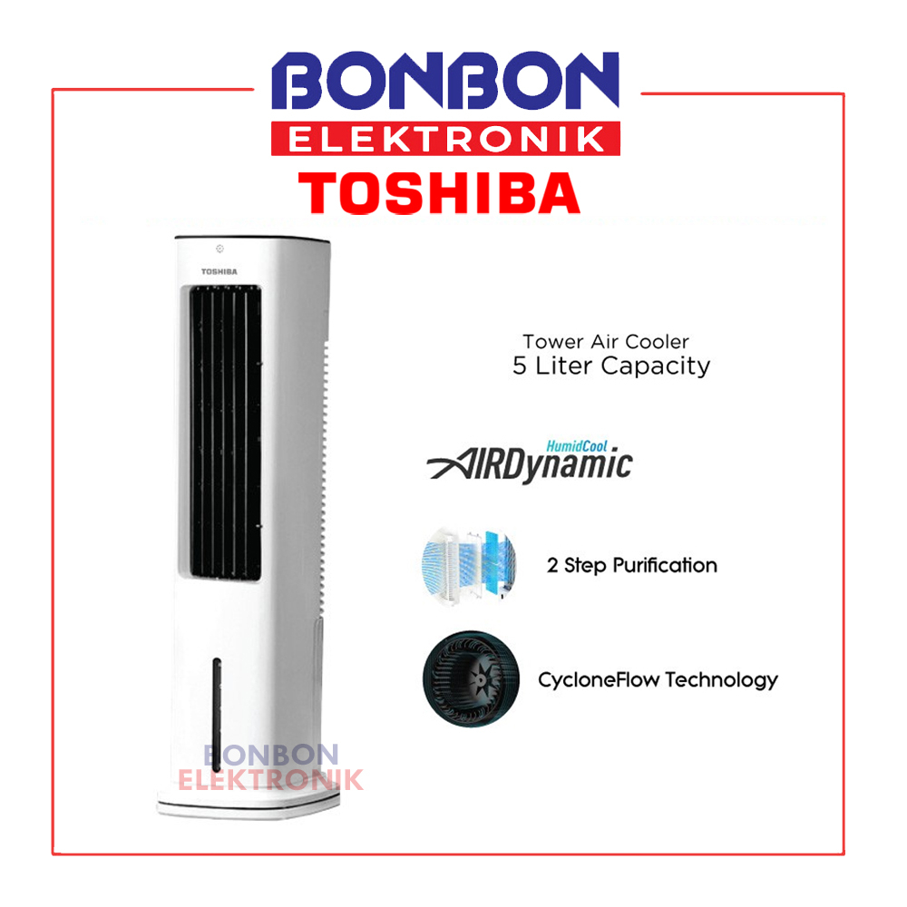 Toshiba Air Cooler 5 Liter F-AEZ60ID Humid Cool Airdynamic 15m² 55W