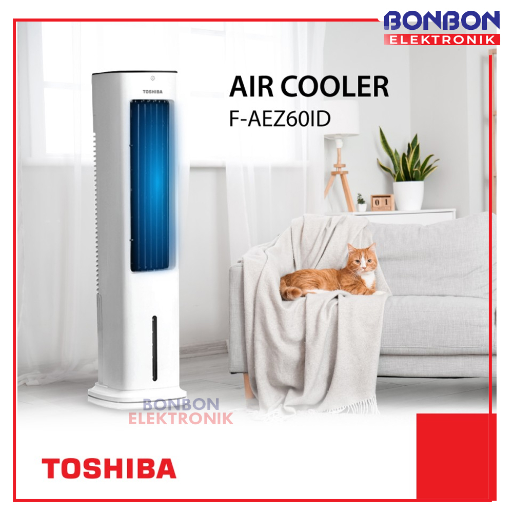 Toshiba Air Cooler 5 Liter F-AEZ60ID Humid Cool Airdynamic 15m² 55W