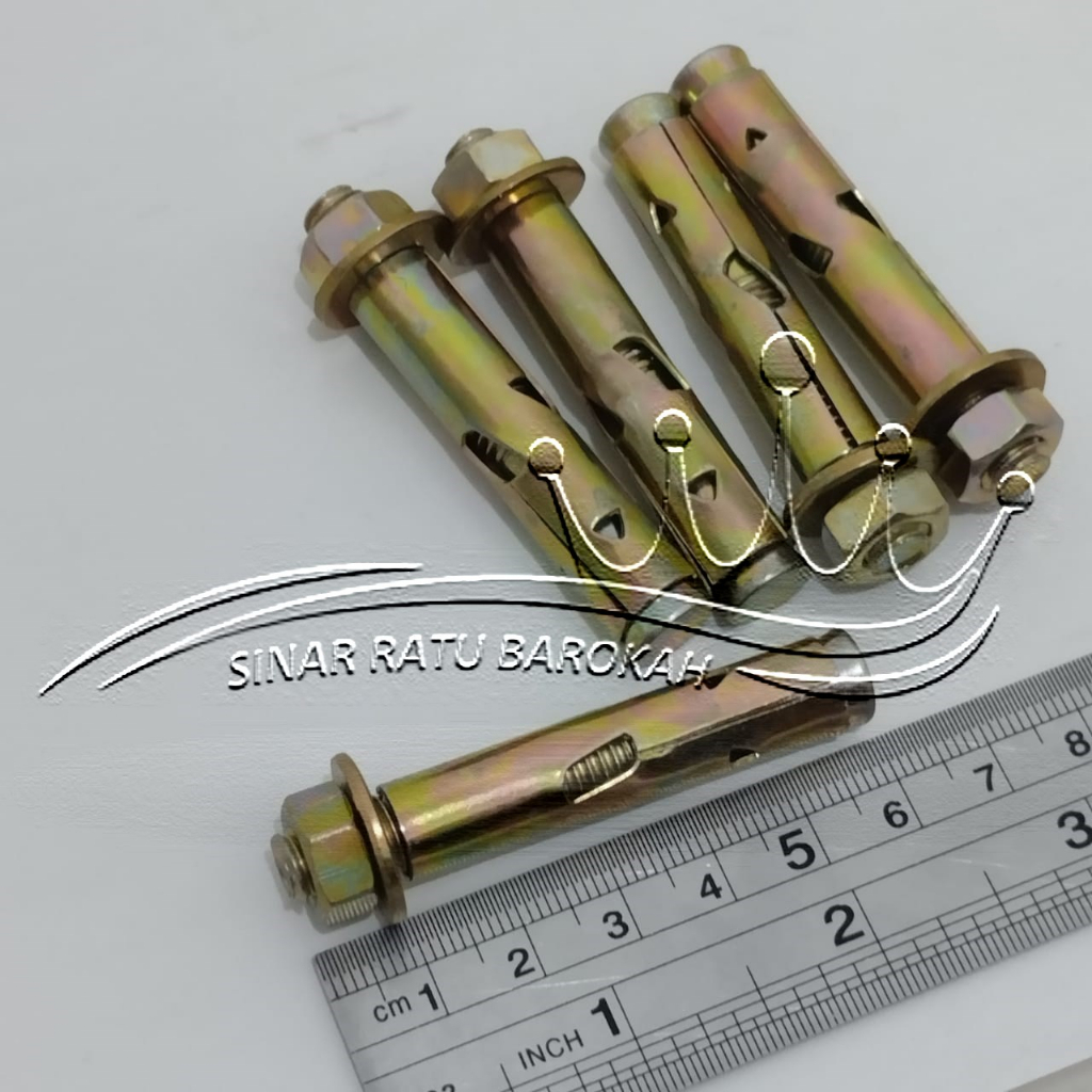DINABOLT M10 x 60 PANJANG 6CM 6 CM DINA BOLT M10x60 DYNABOLT M10X60 KUNCI 12