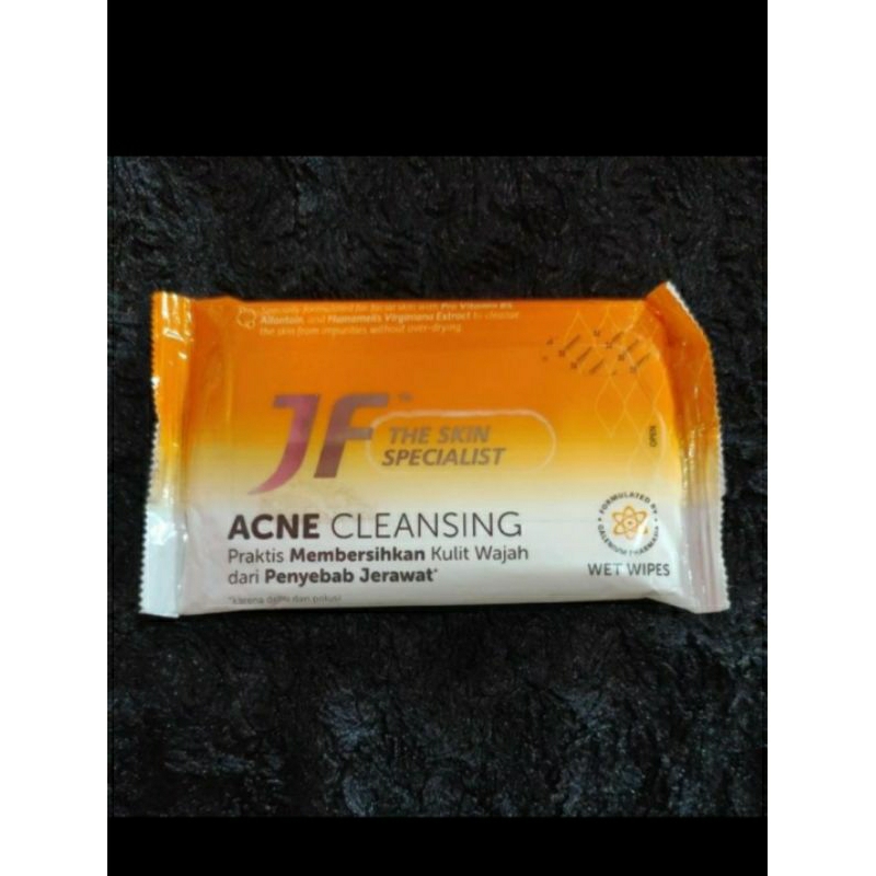 JF sulfur wet wipes acne cleansing / tisu basah anti jerawat 10sheet