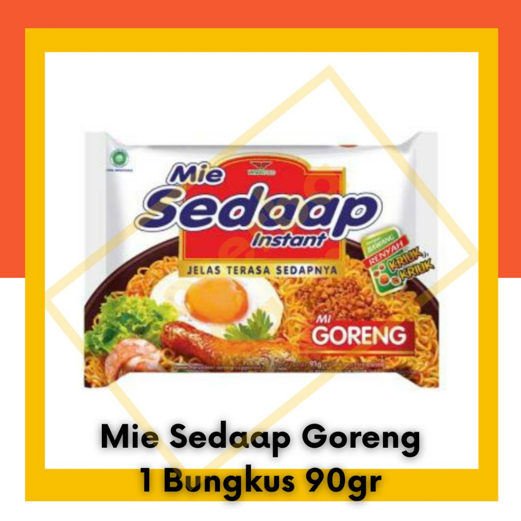 Mie Sedaap Goreng Mie Instan 1 bungkus pcs 90gr Sedap