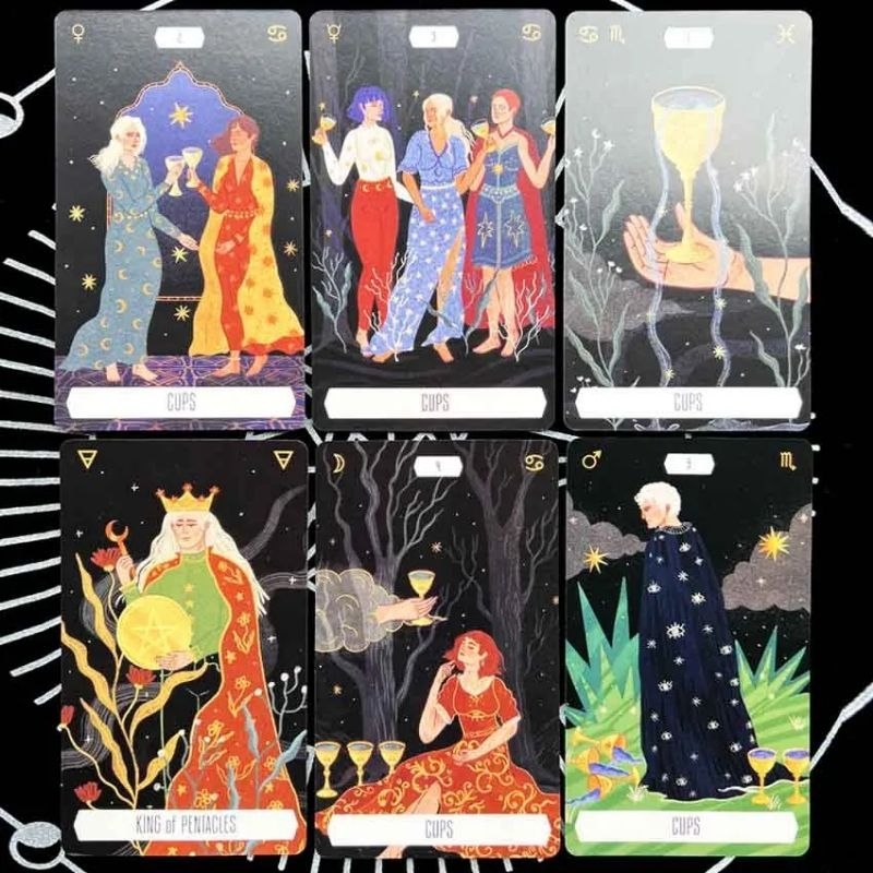 Zodiac Tarot 12x7cm include guide paper