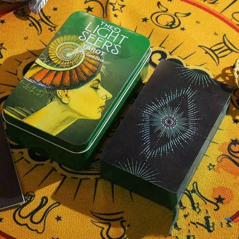 The Light Seer's Tarot 12x7cm kemasan kaleng