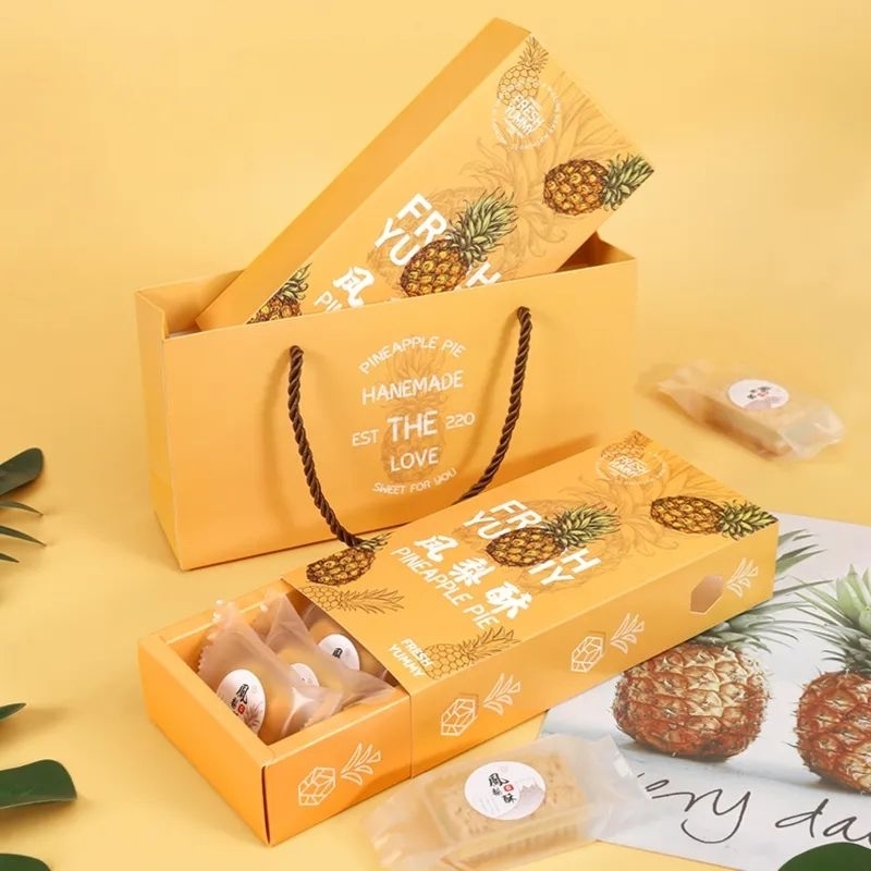 (KK67) Kotak Kue Nastar Set Dengan Paperbag