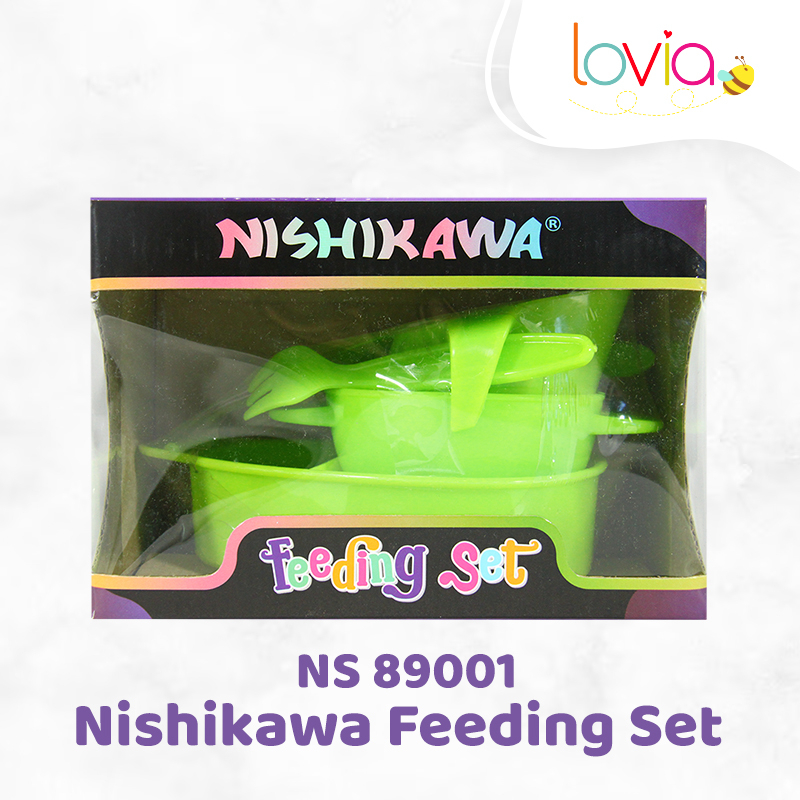 Nishikawa Feeding Set / Tempat Makan - Gift Set - Tempat Makan Bayi Set NS 89001