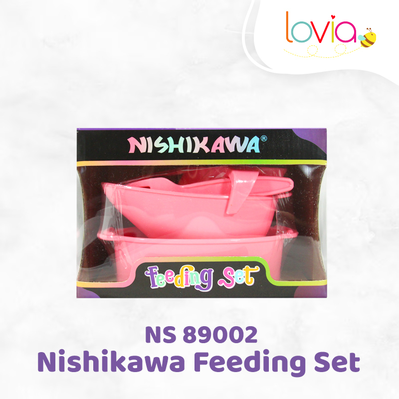 Nishikawa Feeding Set / Tempat Makan - Gift Set - Tempat Makan Bayi Set NS 89002