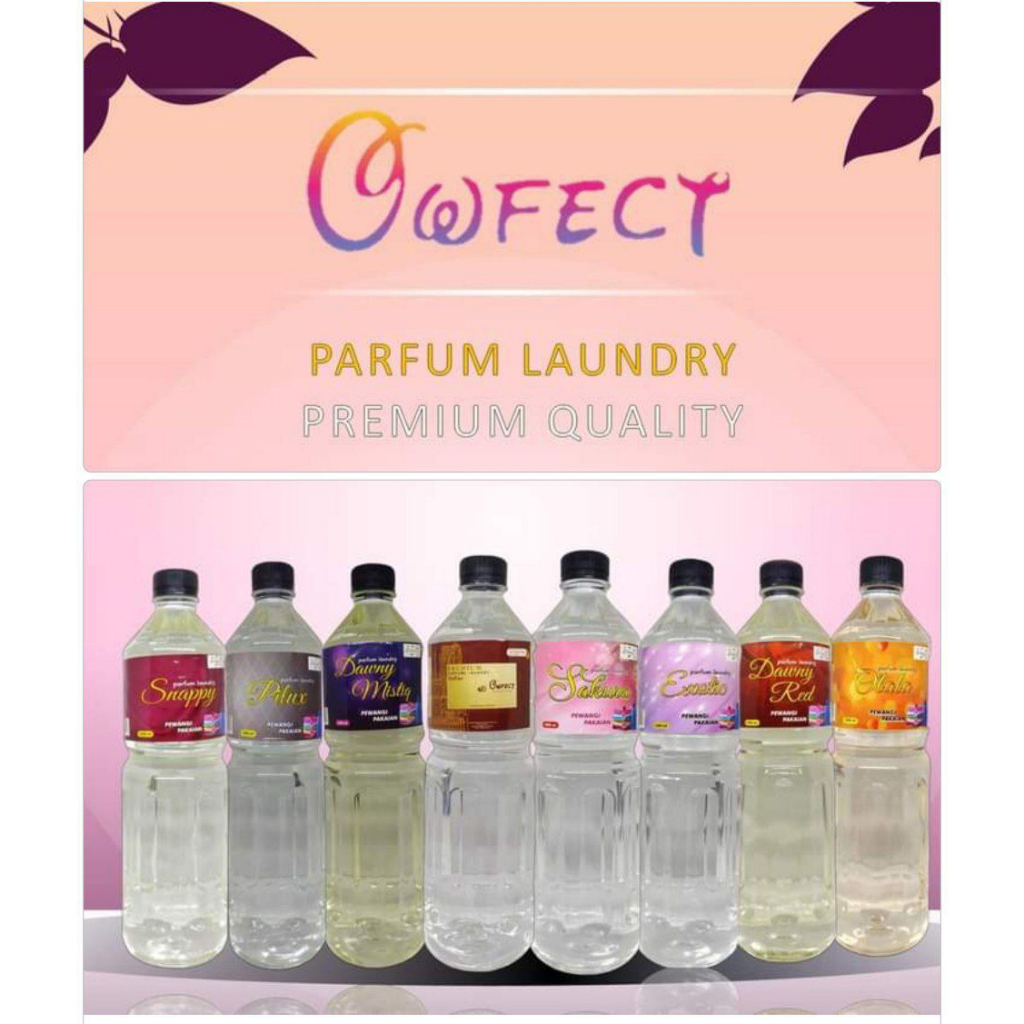 [Best Seller] OWFECT Parfum Laundry / Pewangi Pakaian laundry kemasan 1000ml / Agen Parfum laundry o