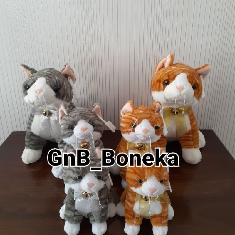 Boneka Binatang Sitt Cat PV By Seulgi , Boneka Kucing Belang Besar Lucu