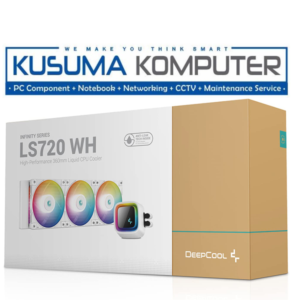 Deepcool LS720 White ARGB Liquid CPU Cooler Support LGA 1700 AM5