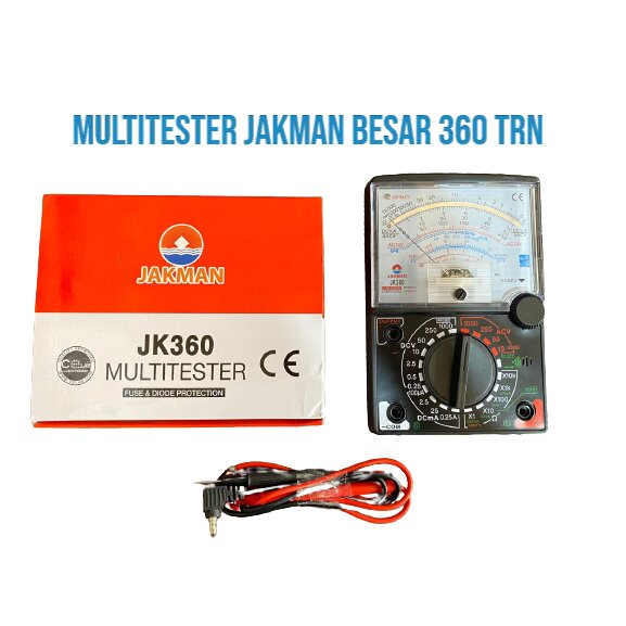 MULTITESTER JAKMAN BESAR MULTIMETER JK-360 TRN