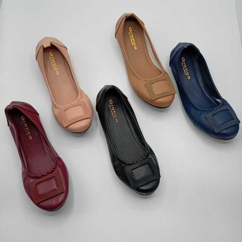 GRATICA SEPATU WANITA FLAT SHOES BALET 79 AP