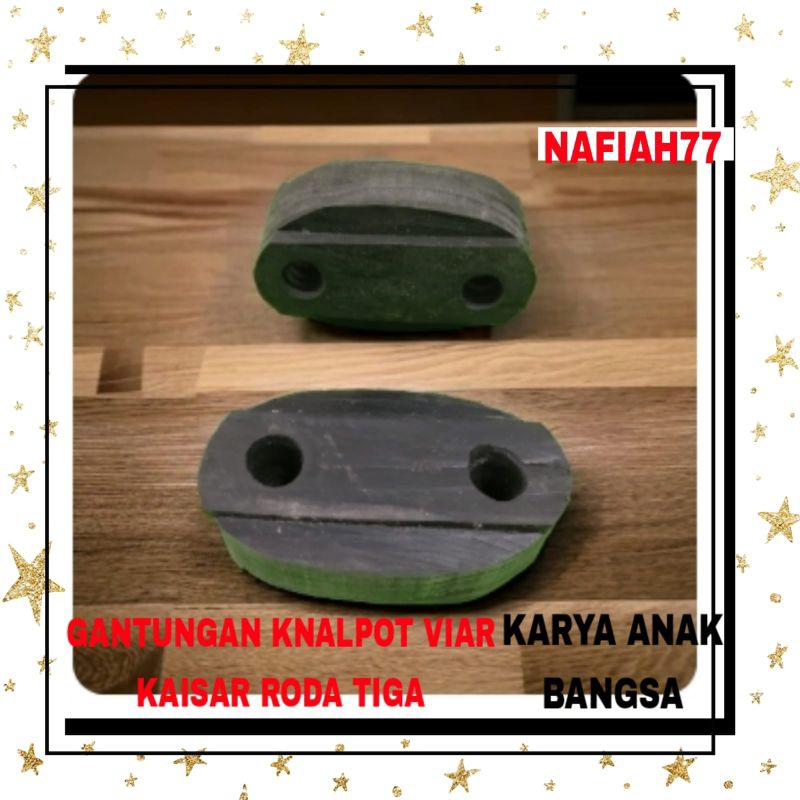 (KARYA ANAK BANGSA)GANTUNGAN KNALPOT VIAR TOSSA KAISAR JIALING  MOTOR GEROBAK SPARE PARTS MOTOR RODA TIGA