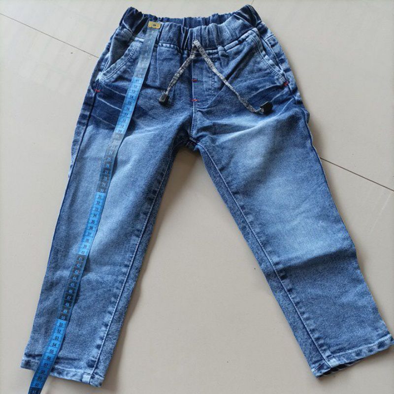 CELANA JEANS ANAK LAKI-LAKI USIA 4-7TH BAHAN STRIT TEBEL PREMIUM