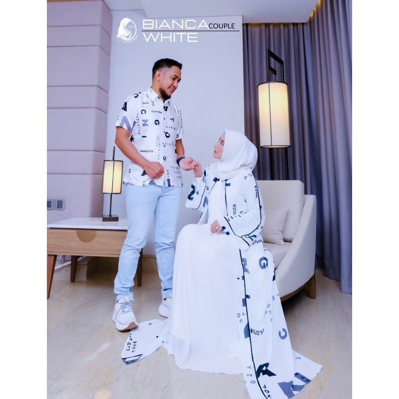 [JOZA CLOTHING] GAMIS SET TERBARU " BIANCA WHITE " By Joza Clothing