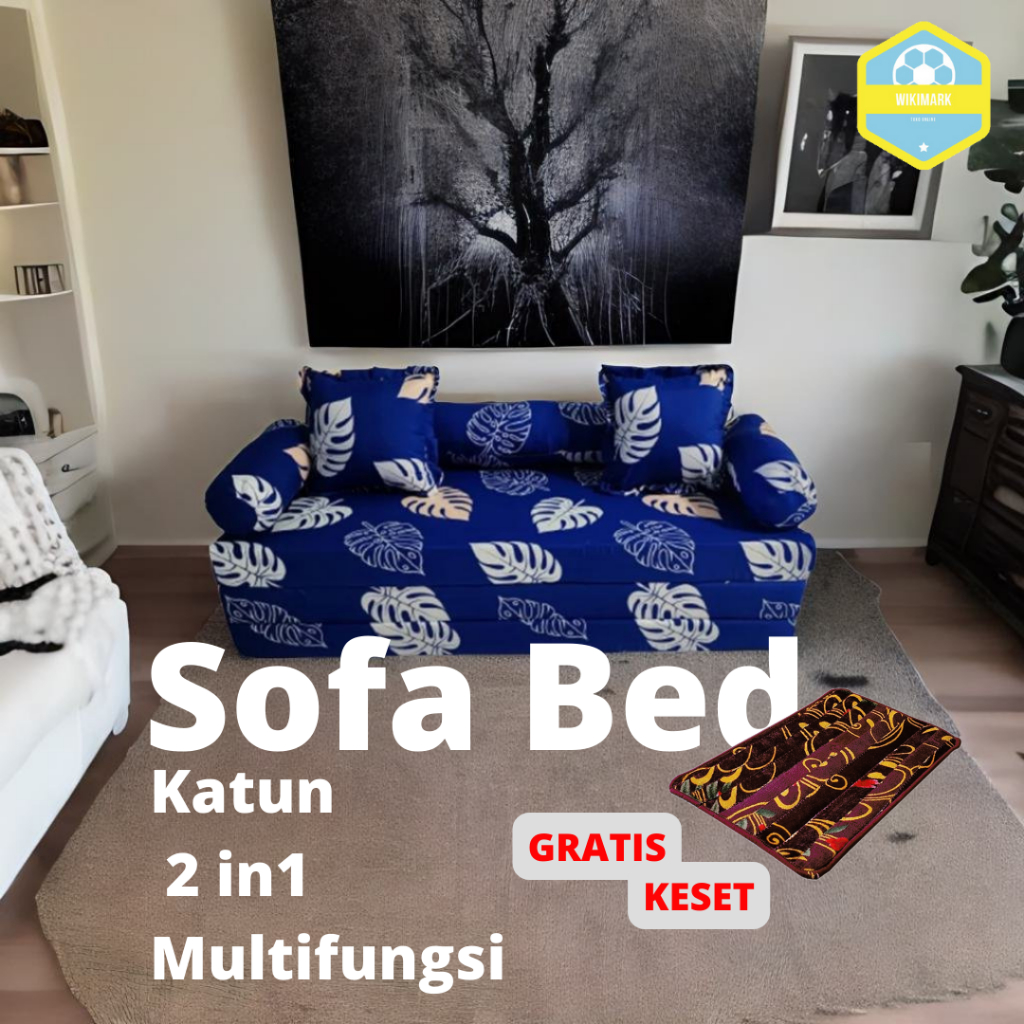 WIKIMAR SOFA BED Kasur Busa Kursi Tamu Minimalis Perlengkapan Rumah Kamar Tidur Karakter Kasur Lipat