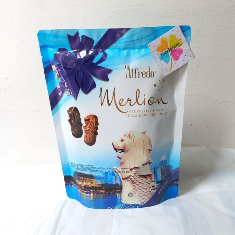 

Coklat Alfredo Merlion Ribbon Chocolate 200gr