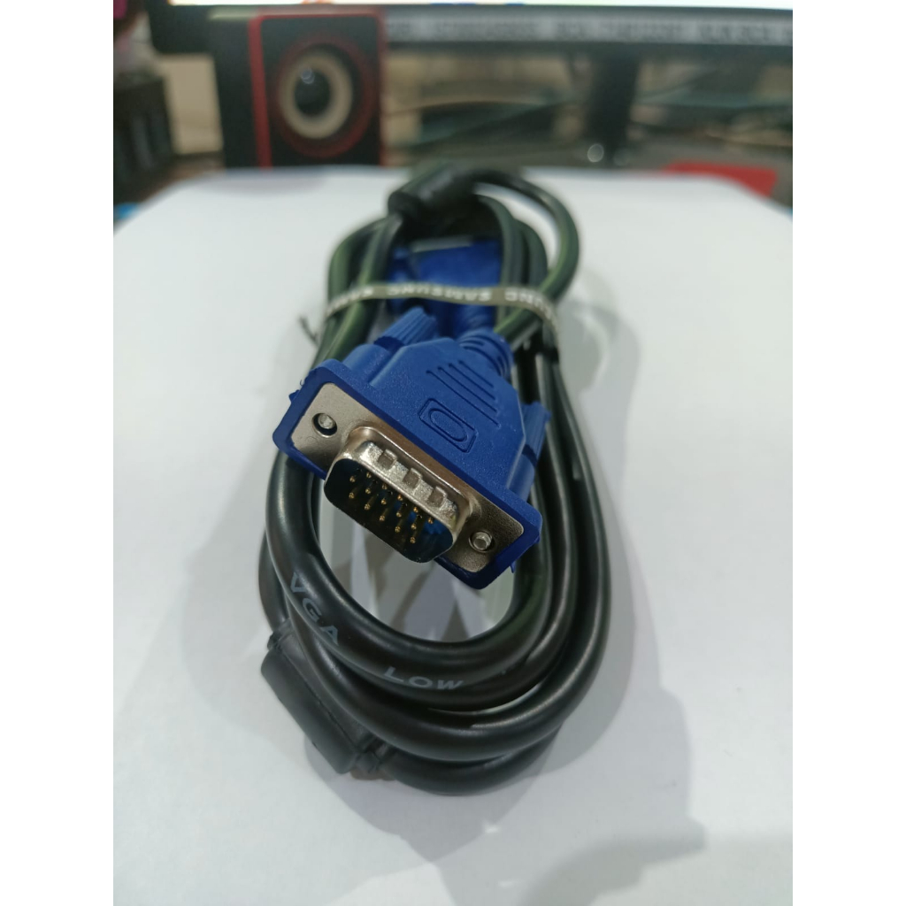 Kabel VGA Samsung 1.5m Kabel Monitor Komputer 1,5 Meter