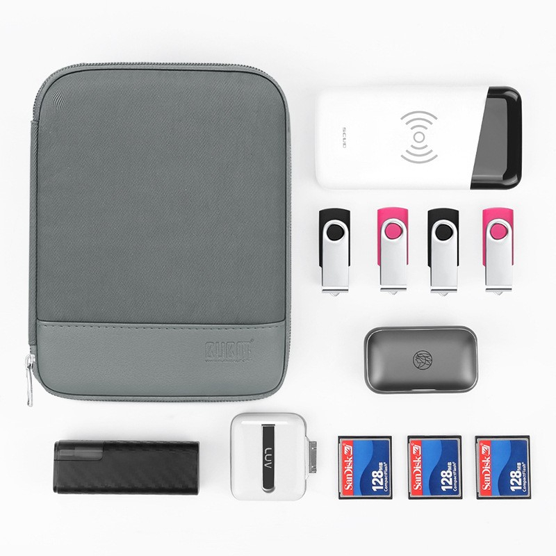 BUBM Tas Gadget Organizer Bag Portable Case - DISXS-XW - Gray