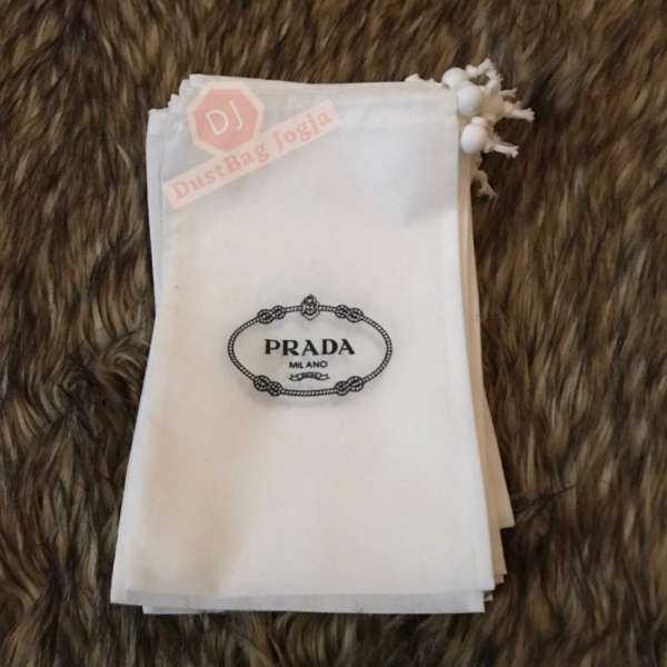 Promo DB Wallet PRADA DustBag Tas Serut Sarung Cover Dompet Dust Bag Branded Berkualitas