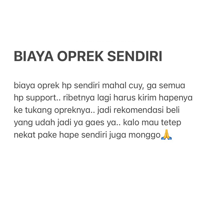 BIAYA HP ABSEN ONLINE HAPE SENDIRI