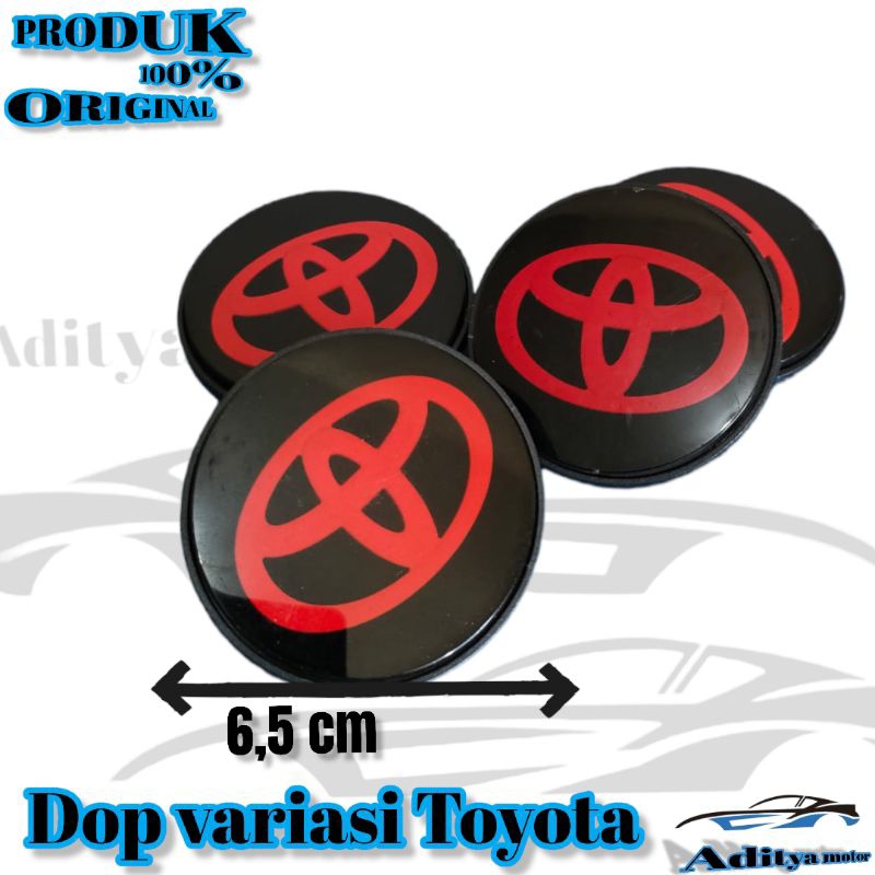 Dop center caps tutup lubang tengah velg racing oem Toyota Avanza