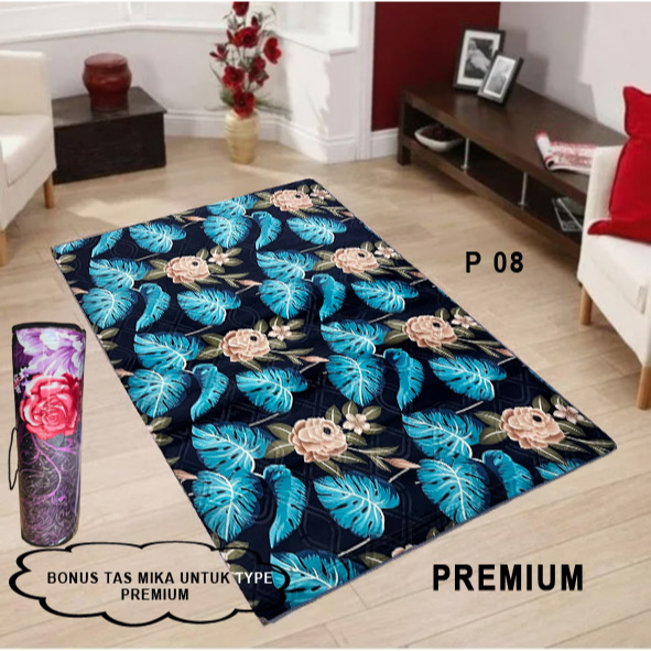 [150 x 190 Cm] Karpet Malaysia PREMIUM tebal 20MM + TAS