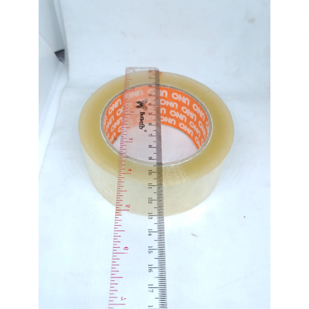 LAKBAN UNO 100 METER BENING TRANSPARAN PUTIH 48 MM 2 IN 1 PCS