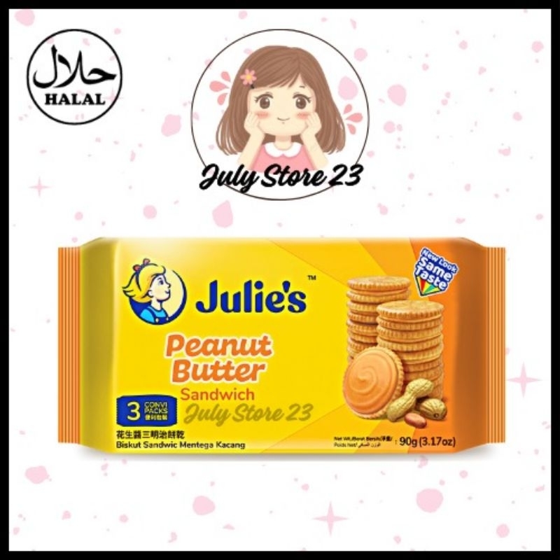 

Julie's Peanut Butter Sandwich Biscuit 180 gr